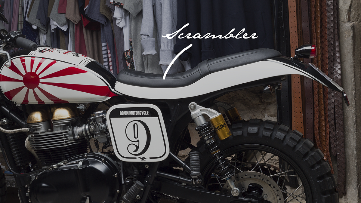 asiento triumph scrambler